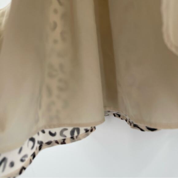11 HONORE Tank Blouse Size 14 NWT Cropped Plus Size Curvy Animal Print Halter - Picture 15 of 16